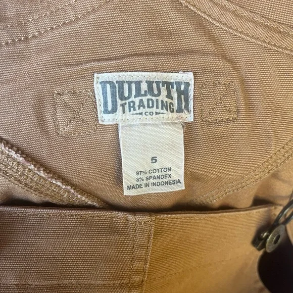 Duluth Trading Co Boys Size 5' DuluthFlex Fire Hose Bib Overalls - worn gently - Picture 5 of 6